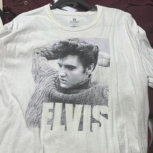 Goodthreads White Elvis Graphic Tee
